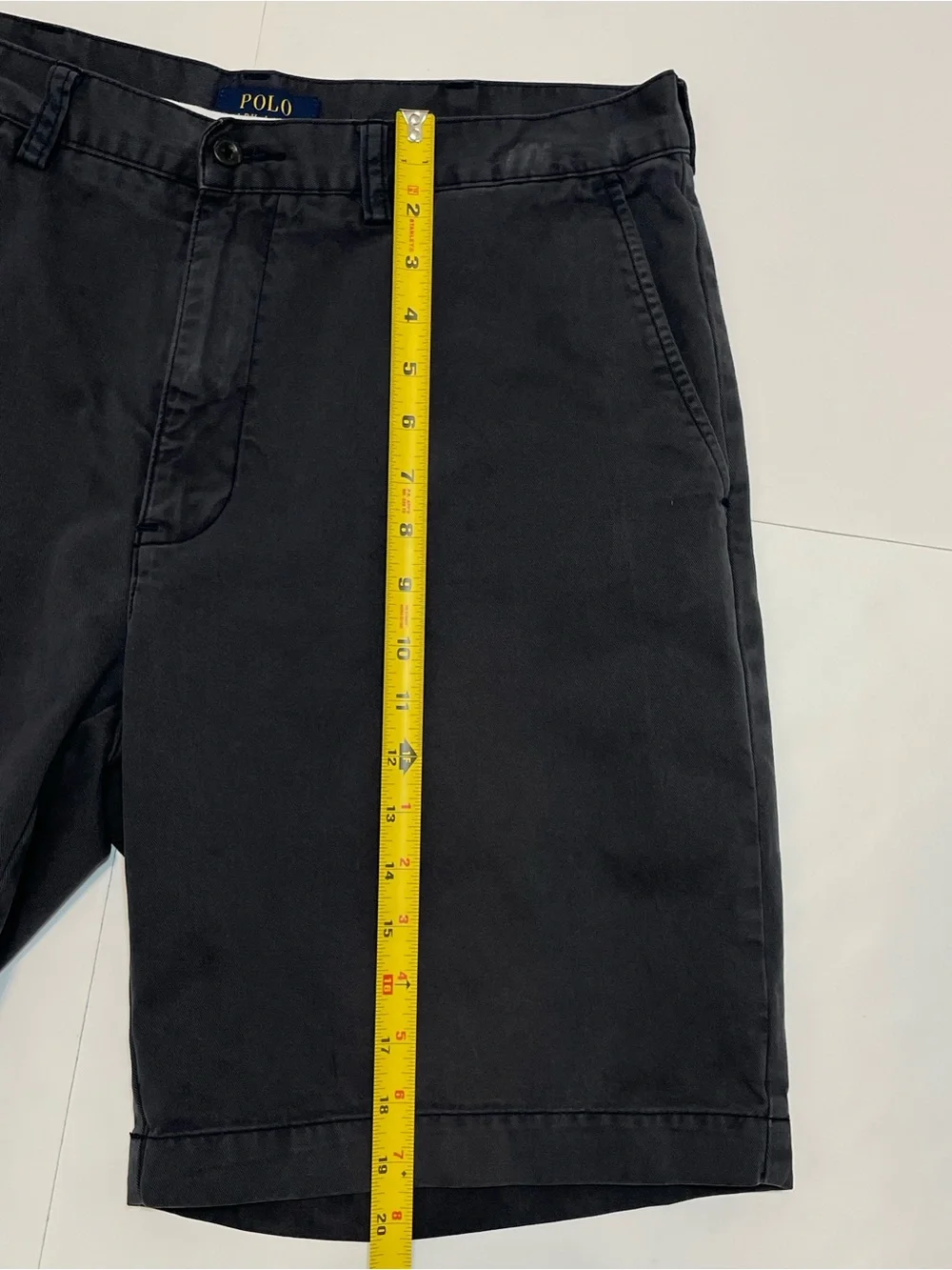 Polo Ralph Lauren Charcoal Flat Front Men's Shorts Size 34